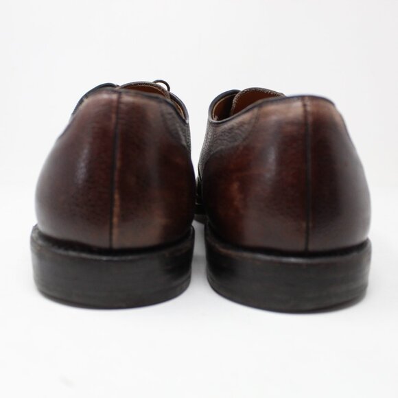 Allen Edmonds Margate Dress Shoes Mens 11 D Brown Cap Toe Oxford Derby Leather main image 5